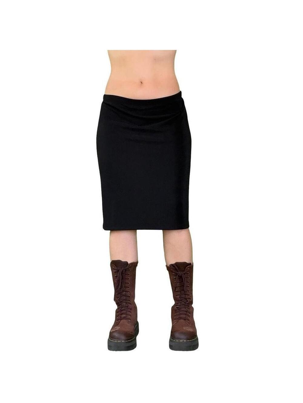 Y2K MINIMALIST TRAD GOTH SKIRT